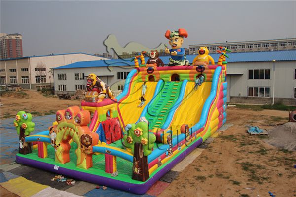 new design commercial wholesale Inflatable Slide Combo