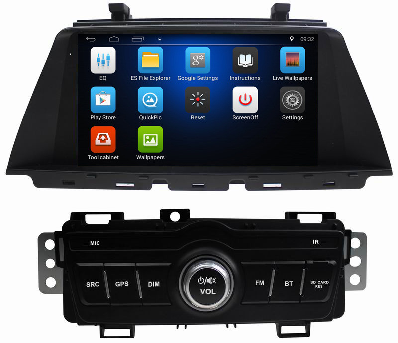 Ouchuangbo car gps 1080P video head unit android 8.1 for Zotye Domy X5 support USB SWC AUX bluetooth