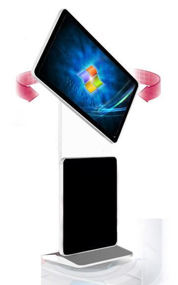 55'' 2 In 1 Dual LCD Touchscreen Digital Display Totem Signage Floor Stand