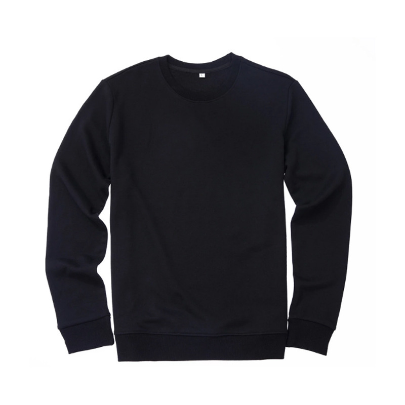 wholesale blank men's french terry wholesale crewneck sweatshirt
