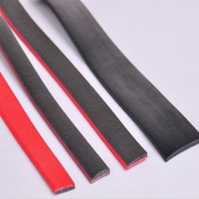 Aluminum Window and Door Extrusion Rubber Seal Graphite Heat-resistant Smokeproof Strip