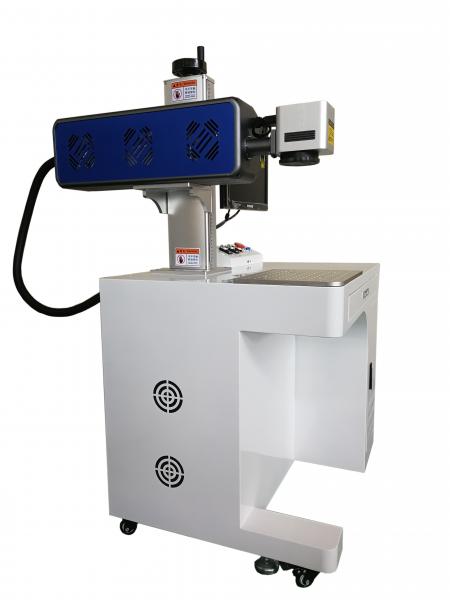 Quality Button Mopa 50W CO2 Laser Marking And Engraving Machine Fly Type 3 YEAR Warranty for sale