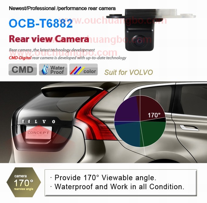 Ouchuangbo Wholesale car rearview camera Reverse system for Volvo OCB-T6882