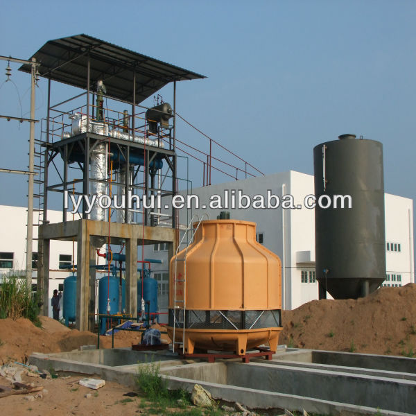 Continuously into the waste oil refined oil products used cooking oil recycling Regeneration factory