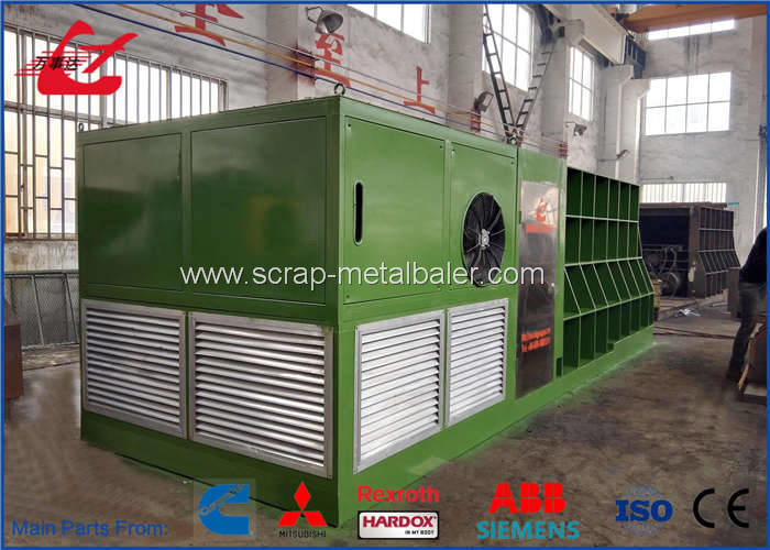 Container Scrap Metal Shear Automatic Cutting High Capacity WANSHIDA