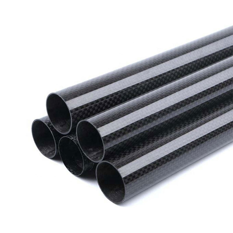 Lightweight Plain Roll Wrapped Carbon Fiber Tube Corrosion Resistant