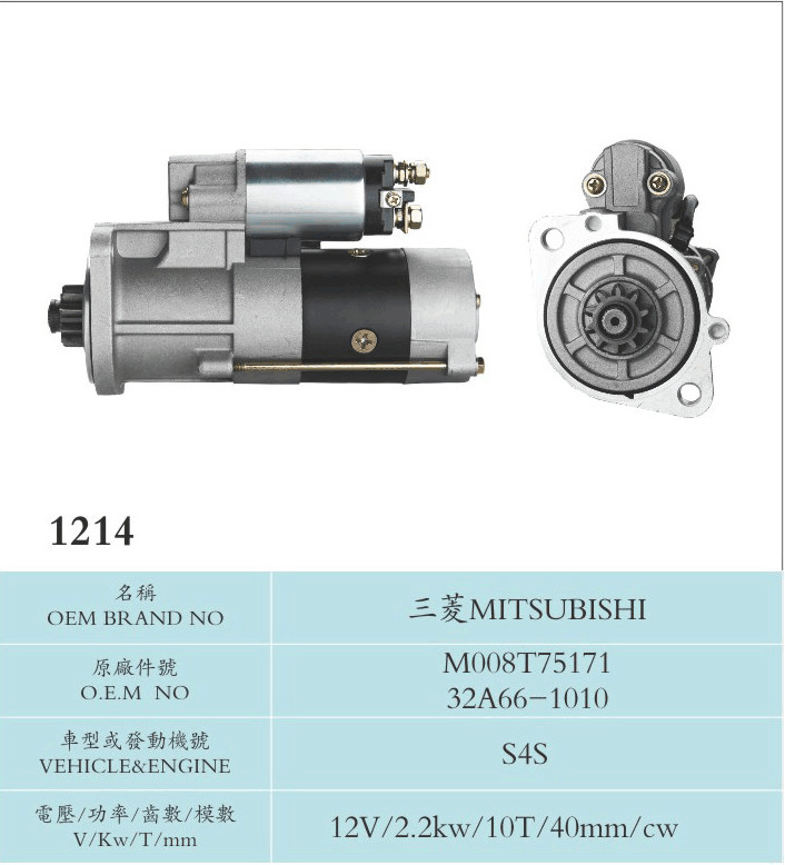 ISO9001 Road Roller MITSUBISHI , Automatic Motor Starter M008T75171 32A66-1010 S4S