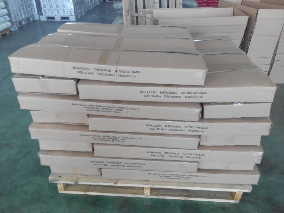PE packing bag for Asbestos fibers, large size thicker LDPE asbestos remove bags, Large Asbestos Waste Removal Bags, pac