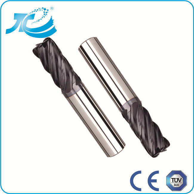 Tungsten Steel Corner Radius 6 Flute End Mill TiAN TiCN TiN and ARCO Coating