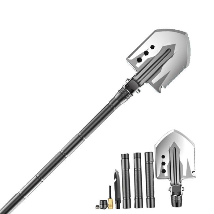 Square Multifunctional Outdoor Shovel Manganese Steel Aluminum Alloy