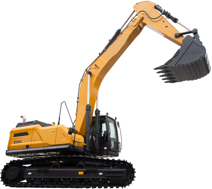 XE380GK hydraulic excavator with high efficiency and low fuel consumption