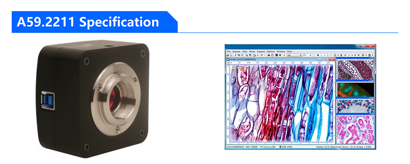 USB3.0 Digital USB Microscope Camera Microscope Accessories A59.2211