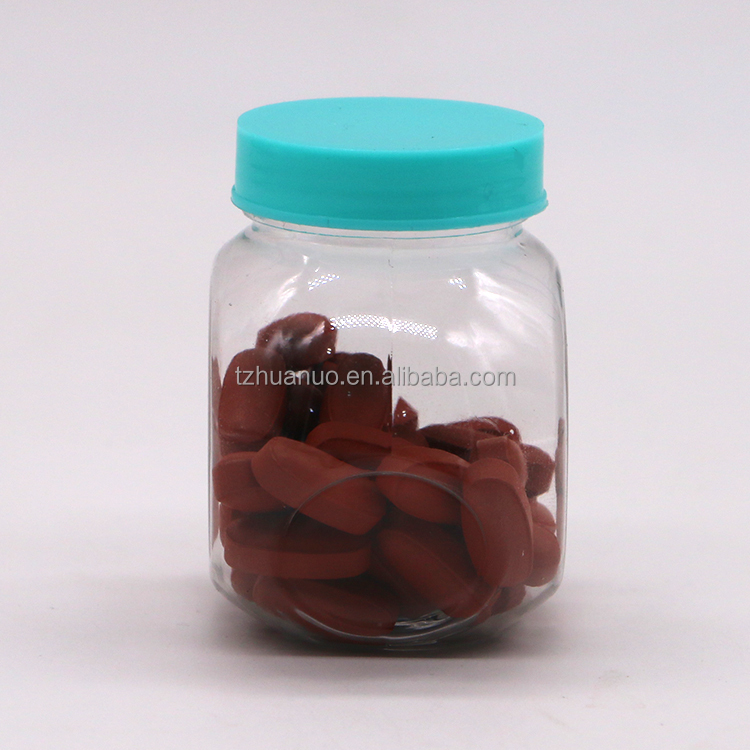 70ML/CC PET Round Plastic Bottle Ideal for Candy Snacks and PET Food Storage