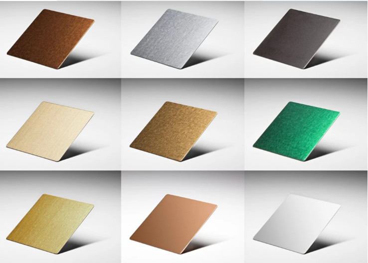 316 8K Mirror Golden Stainless Steel Sheet Plate Decorative Cold Rolled 1mm SS Sheet