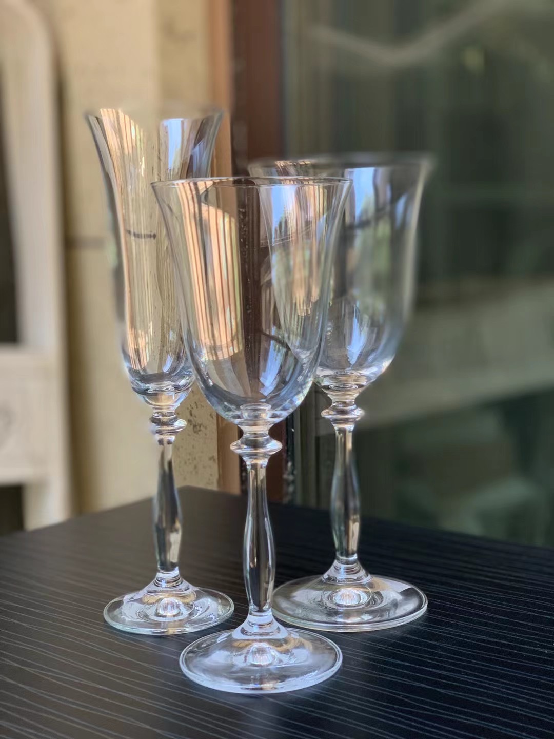 White Wine Champagne Water Glasses Decor Wedding Glassware Event