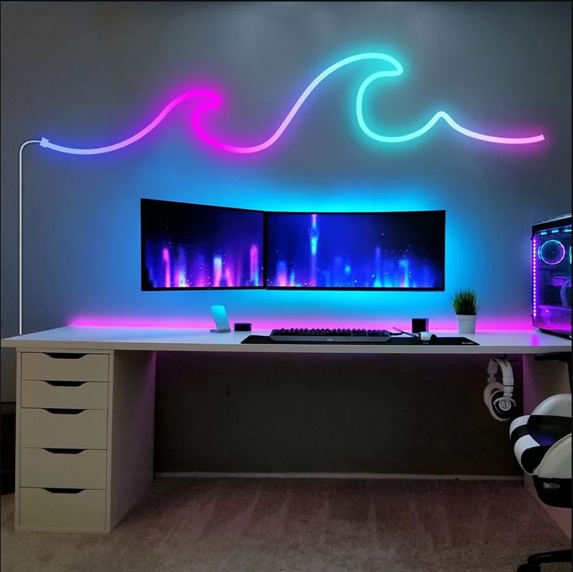 RGBIC LED Lights And Multiple Scene Modes For Home Ambiance