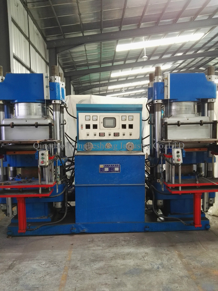 Double Rubber Plate Vulcanizer Press PCL Controlled 1200x1200 mm