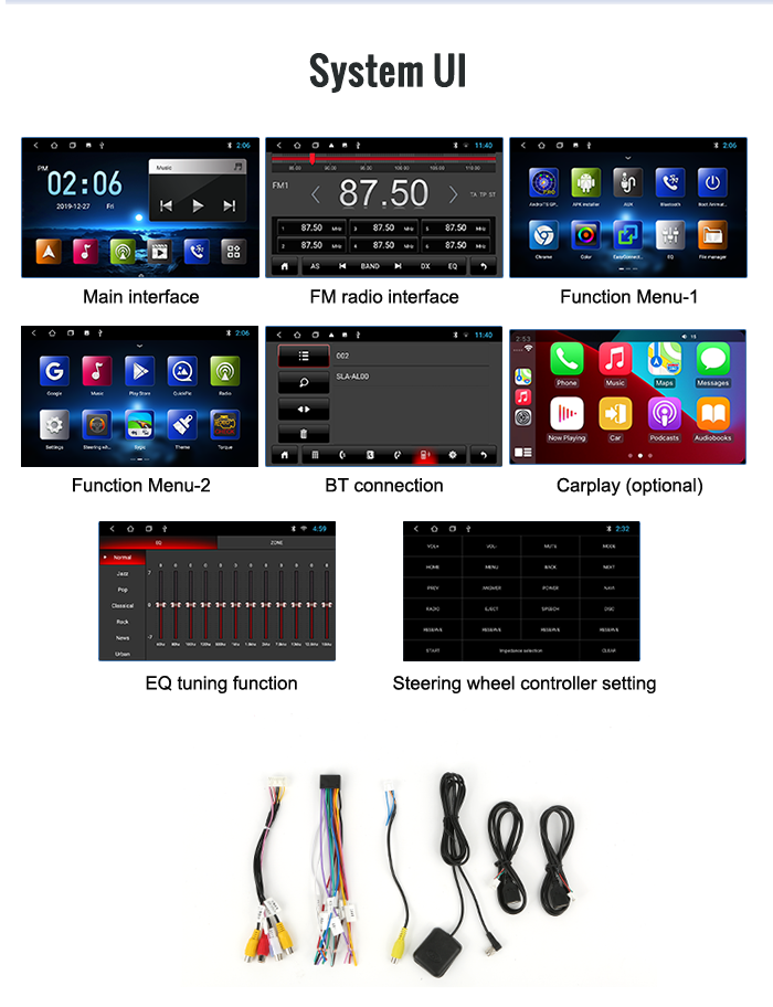 16GB Universal Car Player Gps Navigation Auto Electronics Car DVD Player