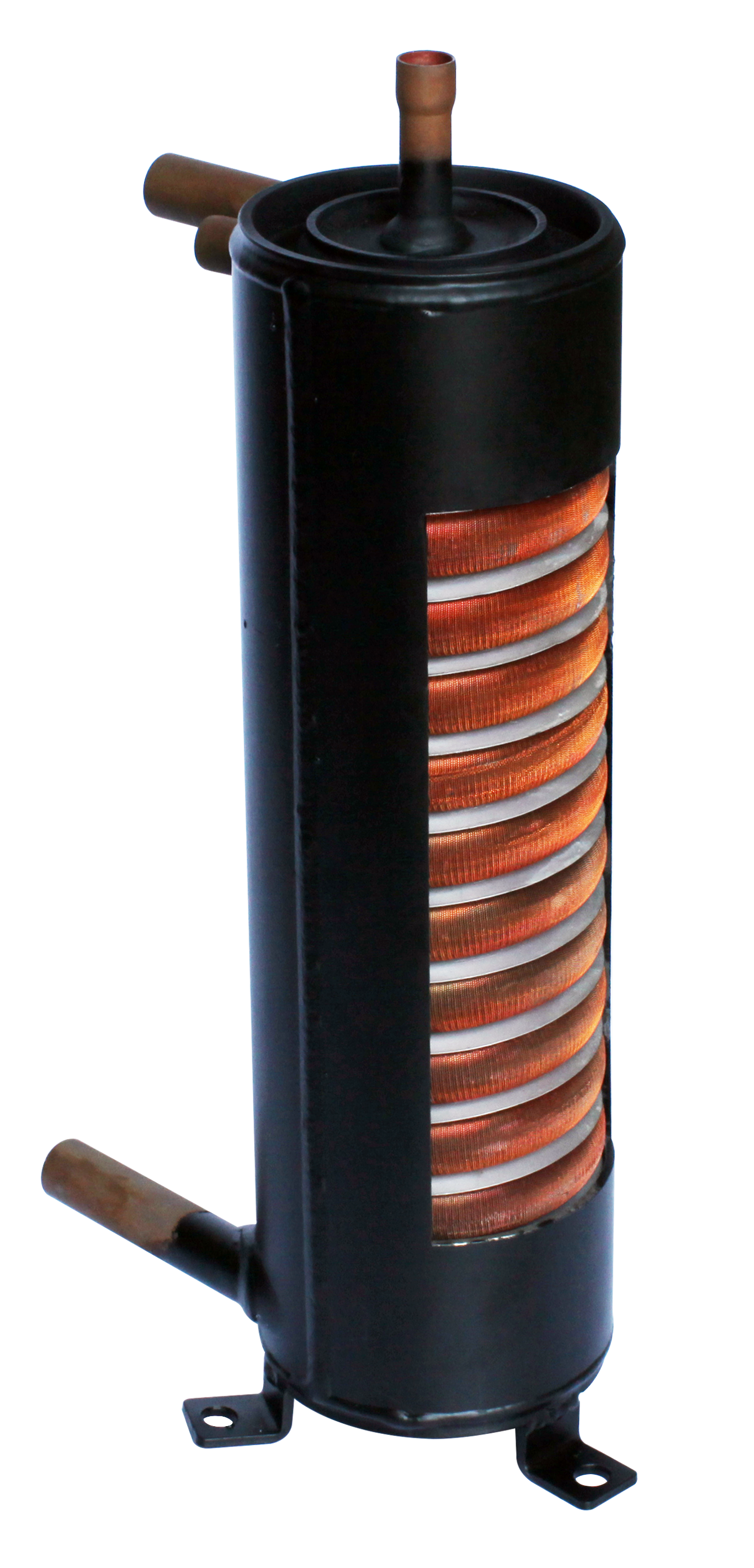 Water Evaporator Heat Exchanger Self Patented RAH02-CMF With Round Aluminium Tank