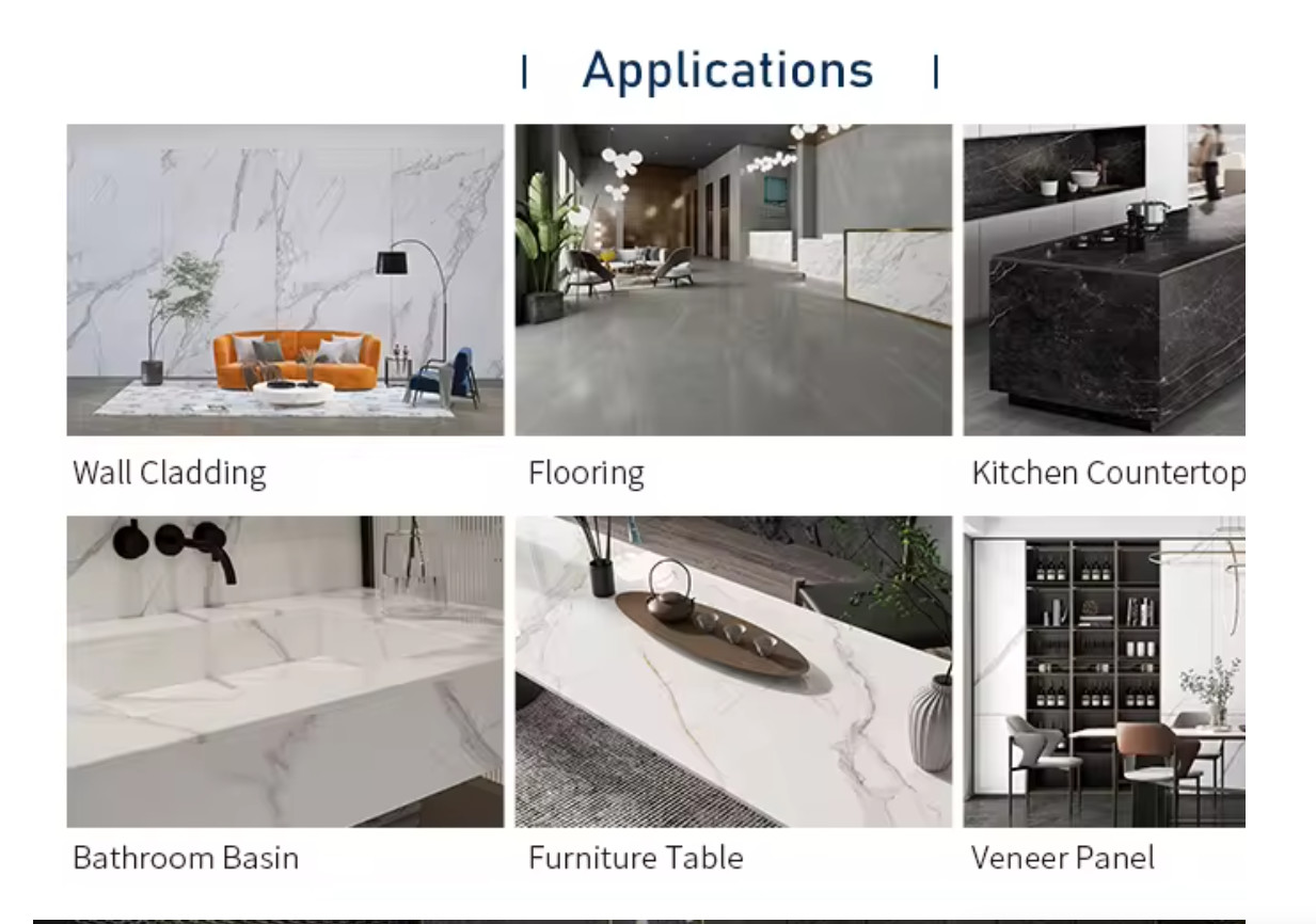 Indoor Porcelain Tiles Stain-Resistant and Durable