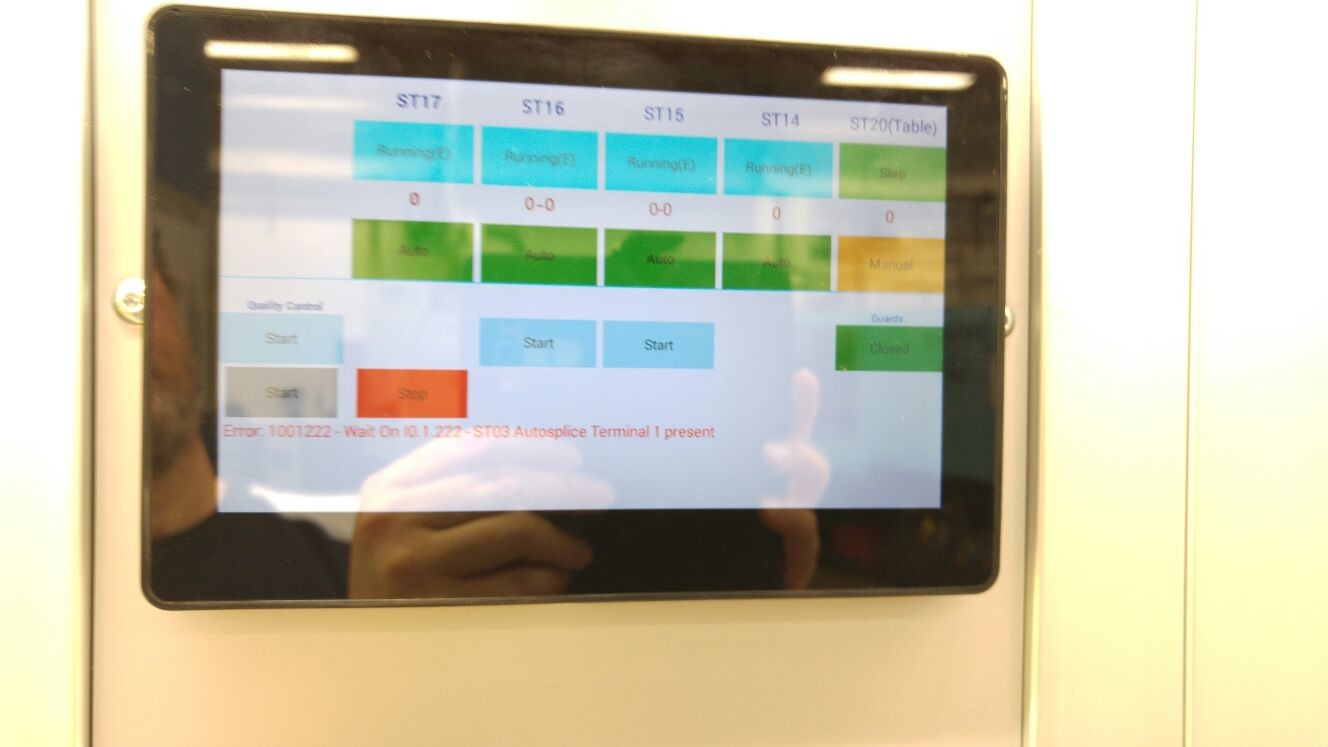 On Wall Surface Industrial Controller Android 6.0 Touch Screen POE Tablet PC No Battery