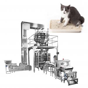 Buy cheap Automatic 4KG 10KG 18KG Granule 14 Head Weigher Cat Litter Bag Filling Packing Machine product