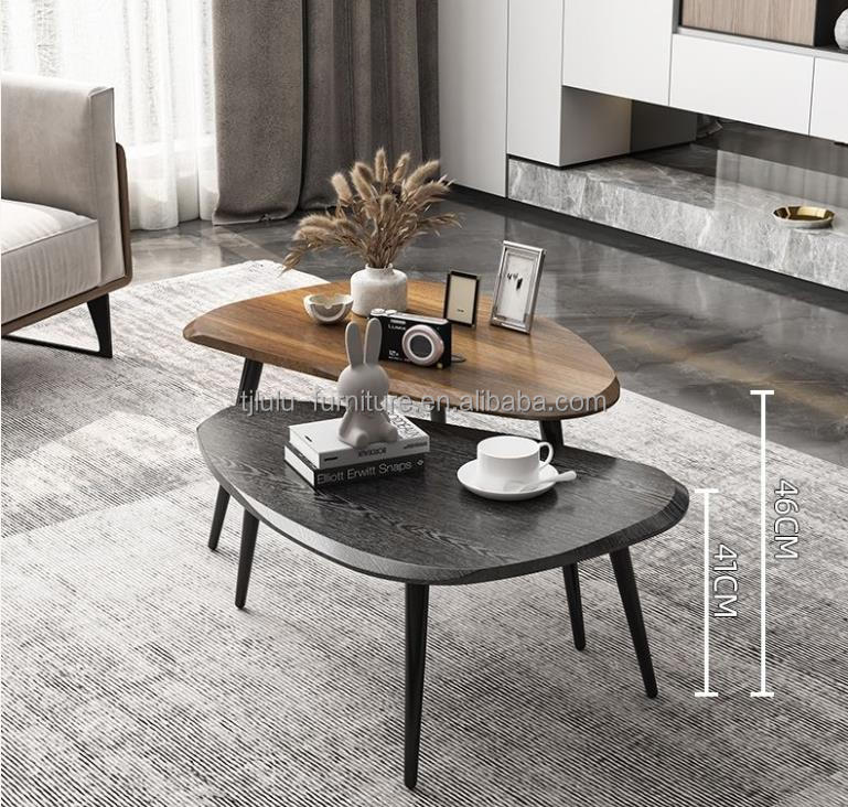 Nordic Modern Wooden Coffee Table for Small Living Room Furniture Functional and Durable