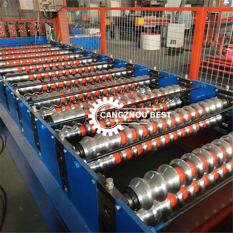 Traditional 13/3 Steel Φ450mm Roofing Sheet Manufacturing Machine