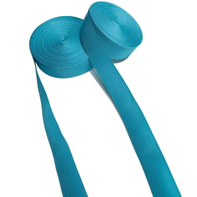 Woven 25mm Polypropylene Webbing Blue Polypro Webbing Strap