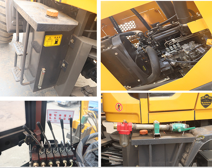 CE Highway Guardrail Pile Driver Machine Hydrualic For Drilling