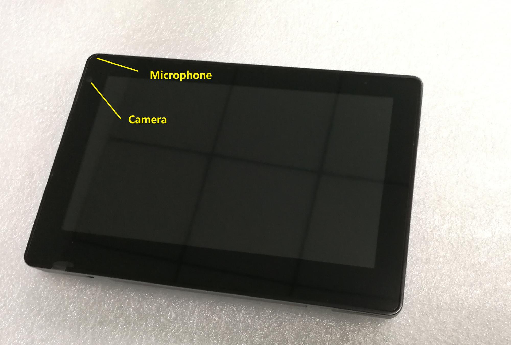 Customized LED lights 7 inch capacitive touch android tablet with NFC and Google service