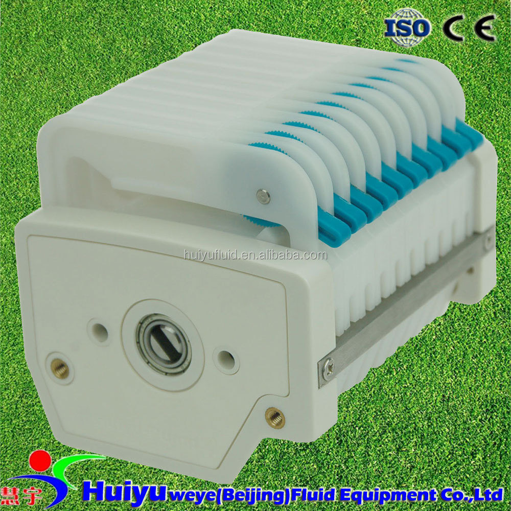 multi-channel DG pump heads for analytical instrument