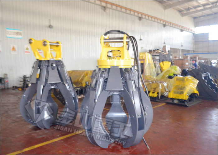 Irregular Material Orange Peel Grapple for Kobelco SK220 SK250