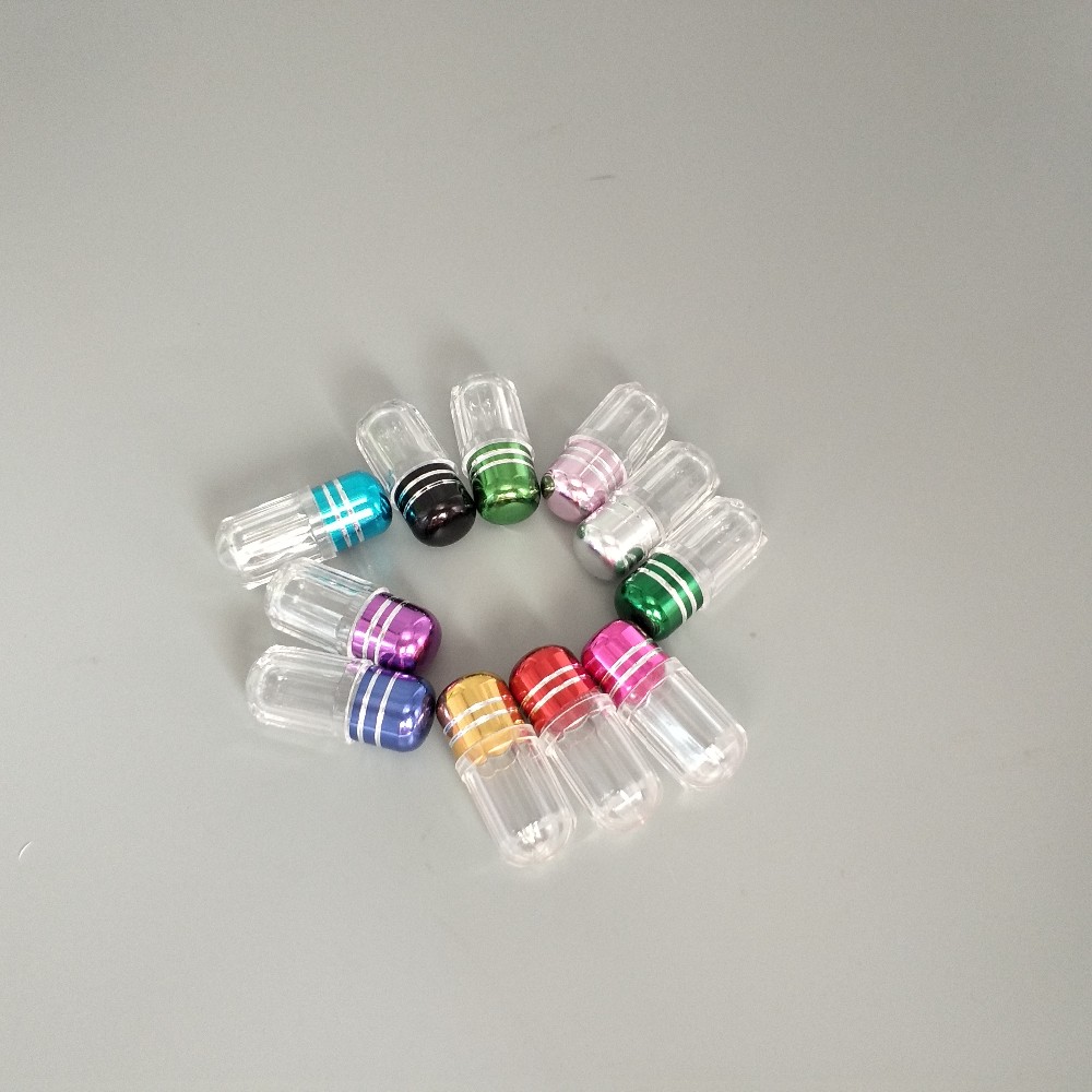 1ml Aluminium Cap Single Pill Container ISO9001 Rhino Pills Bottle