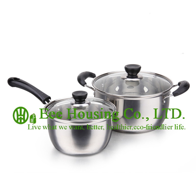 cookware with stainless steel manufactuer in China, kitchenware for sale, fry pan, woks,soup pot,milk pot for kitchen