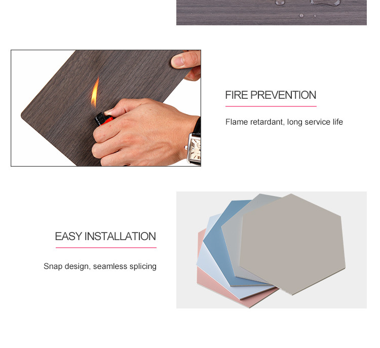 Hot Sale Environmental Protection Waterproof Skin Feeling Bamboo Charcoal Fiber Board