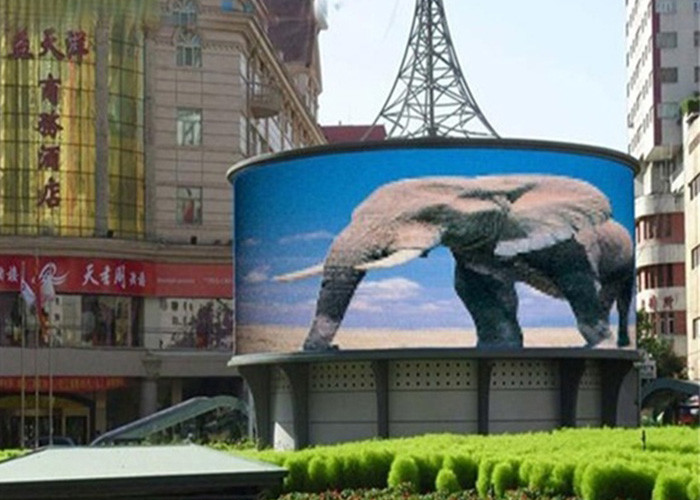 High Brightness 5500cd M2 Outdoor Digital Advertising Screens Full Color