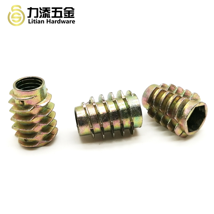 Hex Recessed Nuts For Wood M5 M6 M8 M10 Galvanized GB Standard