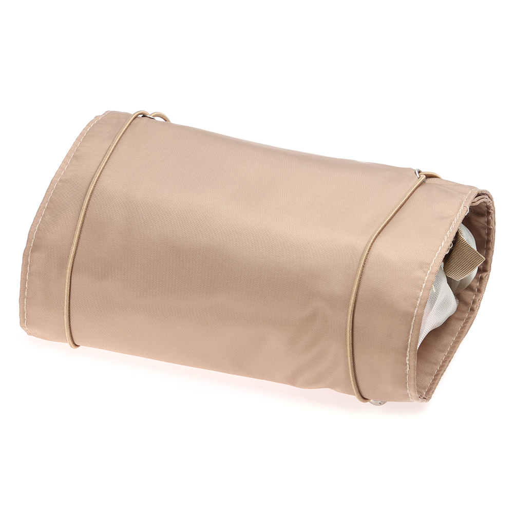 Cheapest 4PCS in 1 Cosmetic Bag For Women Zipper Mesh Separable Cosmetics Pouch Ladies Foldable Nylon Bag Rope Makeup Bag