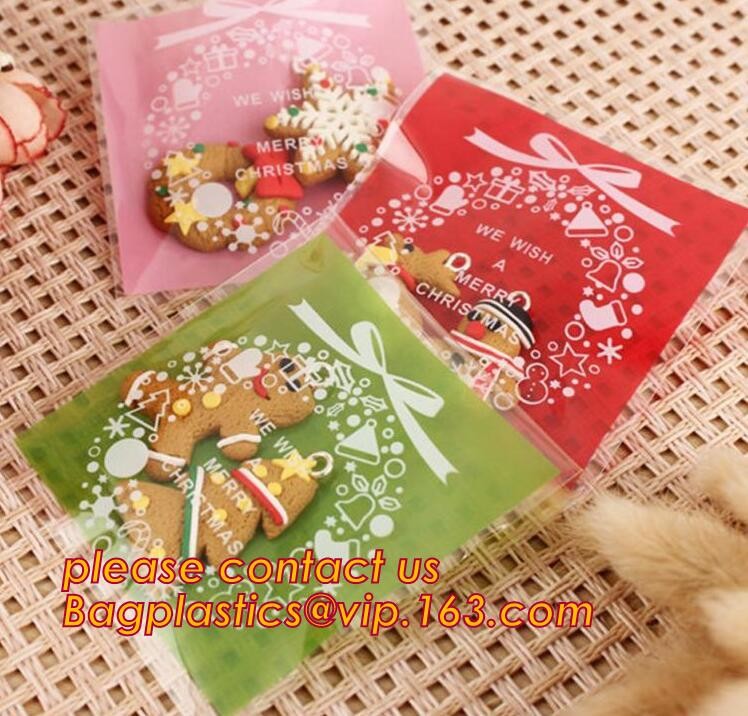 gravure printing halloween party bag, cute design food grade plastic cookie packing,halloween shrink cello treat bags fo