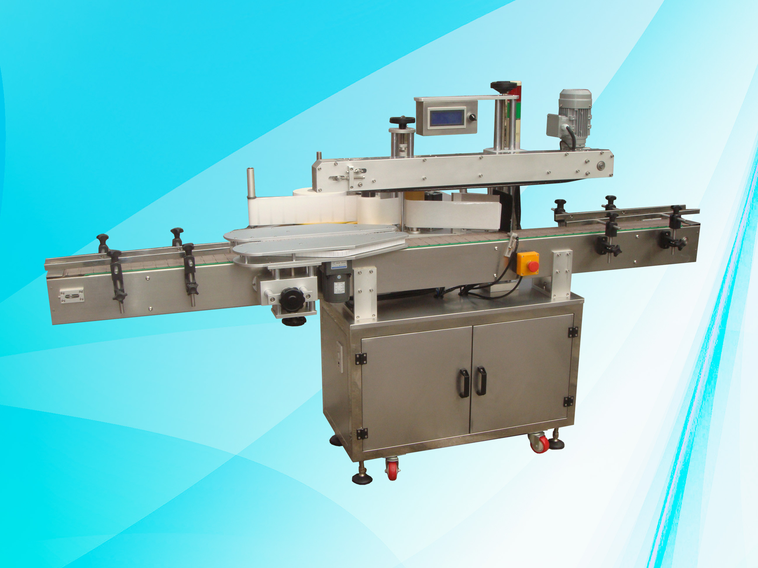 JWIM Automatic Sticker Labeling Machine Single Side Sticker Labeling Machine For Round Bottle