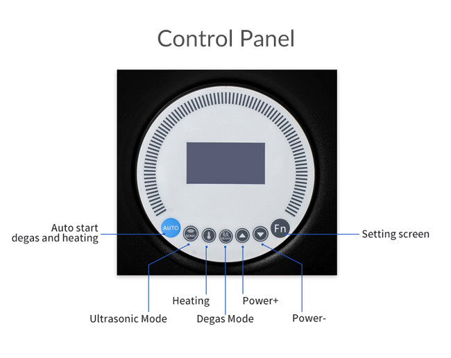 Multi Frequency Lab Ultrasonic Cleaner Adjustable Power Microcomputer Memory