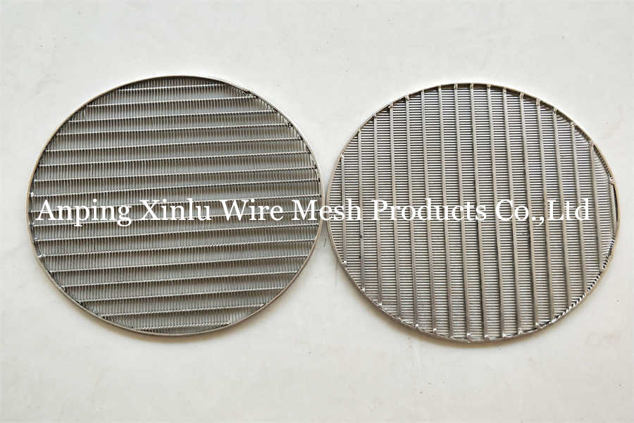 Smooth Wedge Wire Screen Panel V Wire Welded Screen Plate Slot Separator
