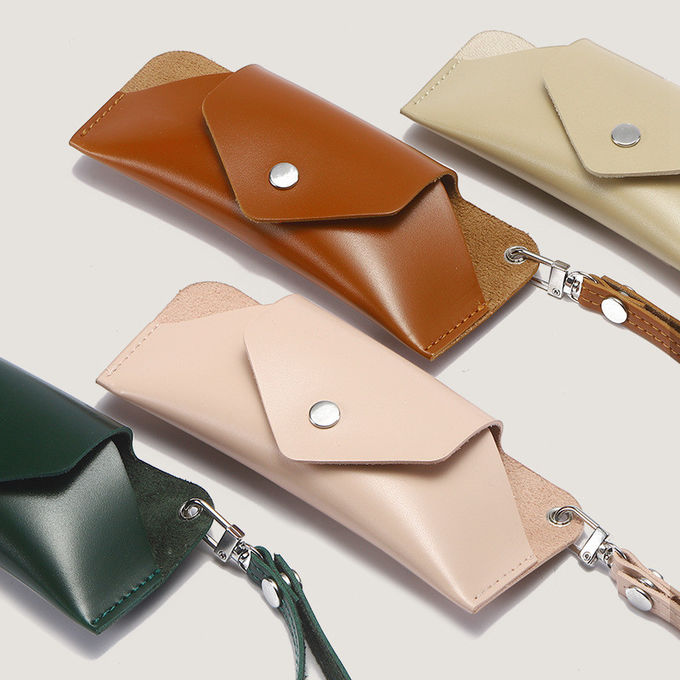 Simple Design Pu Leather Glasses Case Holder Organizer Travel Glasses Pouch