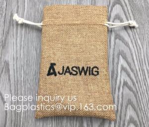 Buy cheap Gift Pouches with Jute Drawstring Linen Hessian Sacks Bags for Party Wedding Favors Jewelry Crafts,Little Gifts, bagease product