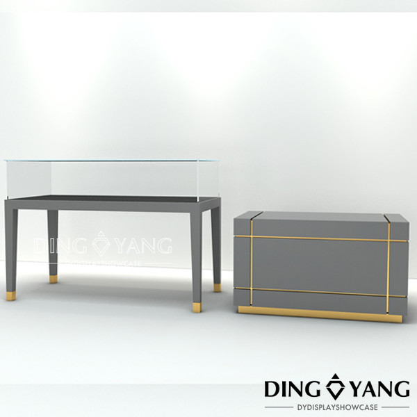 Lockable 1200X550X950MM Jewellery Shop Display Cabinets