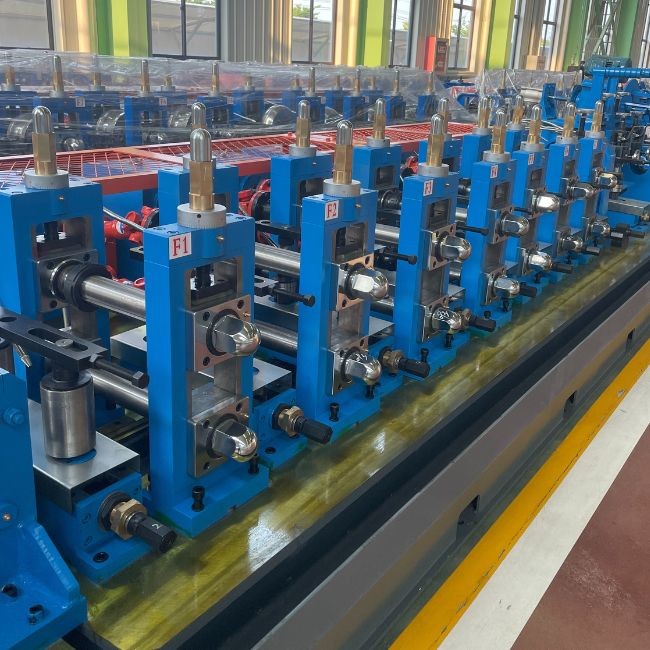 20-50m/min Welded Tube Mill Line High Speed Roll Forming Machine For Small Diameter Tubes