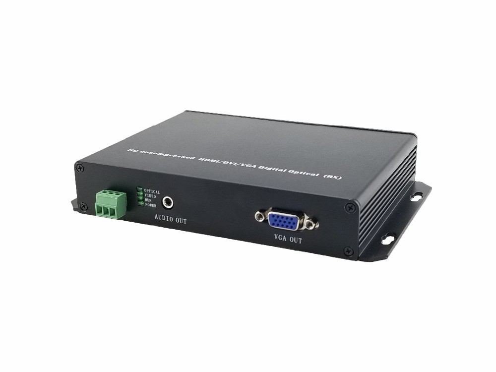 1080P/60HZ VAG video to fiber converter,4 Chs VGA+4 Chs Forward Audio+4 Chs RS232