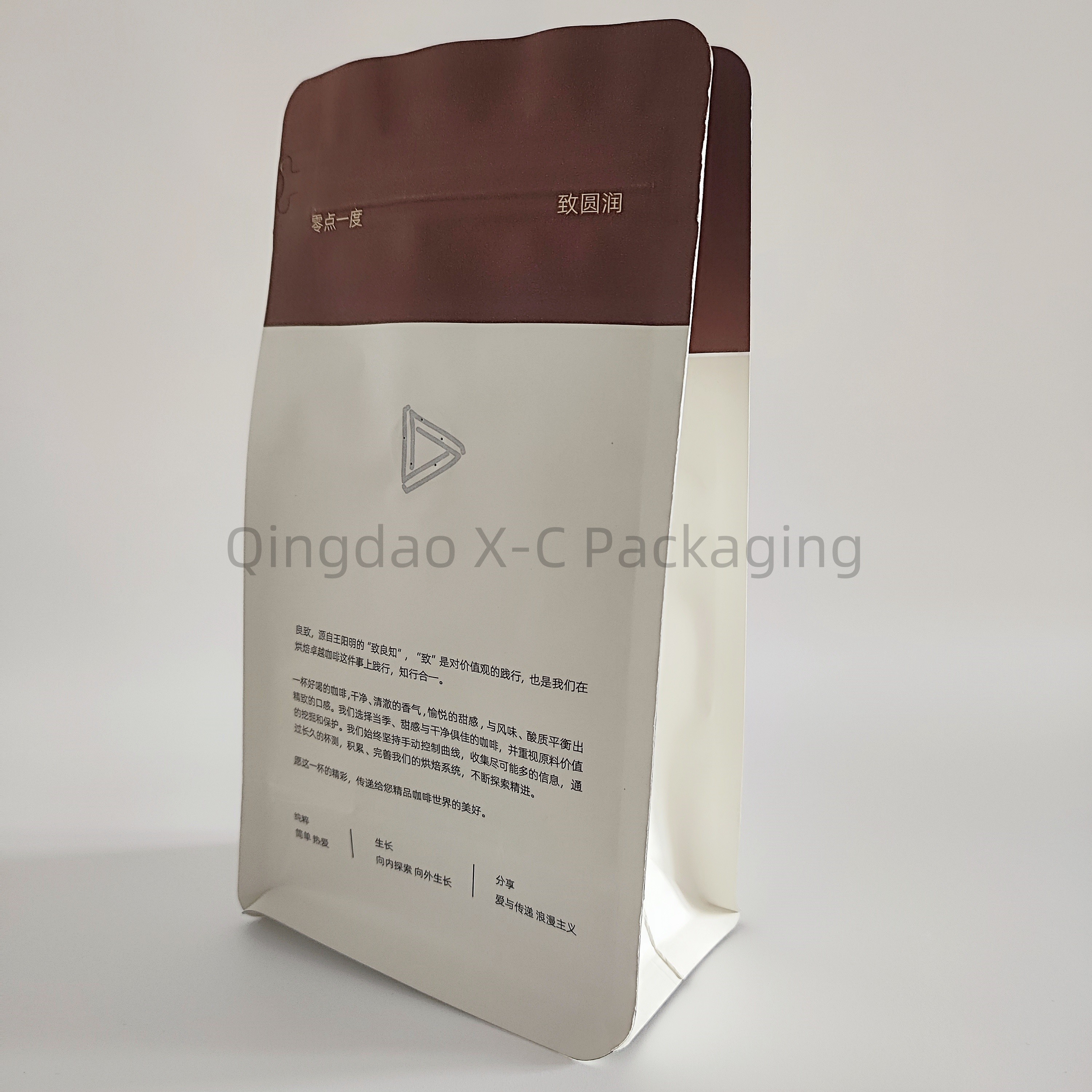 Food Grade Valve 8 Side Seal Bag Pouch Packaging With BRC Certification