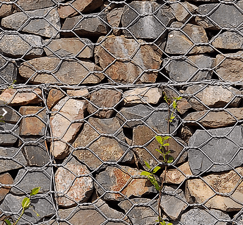 High Quality 60*80 Corrosion Resist Weave Gabion Box rock cage retaining wall For Garden Decorative